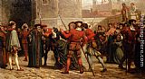 Famous Sir Paintings - The Meeting Of Sir Thomas More With His Daughter After His Sentence Of Death